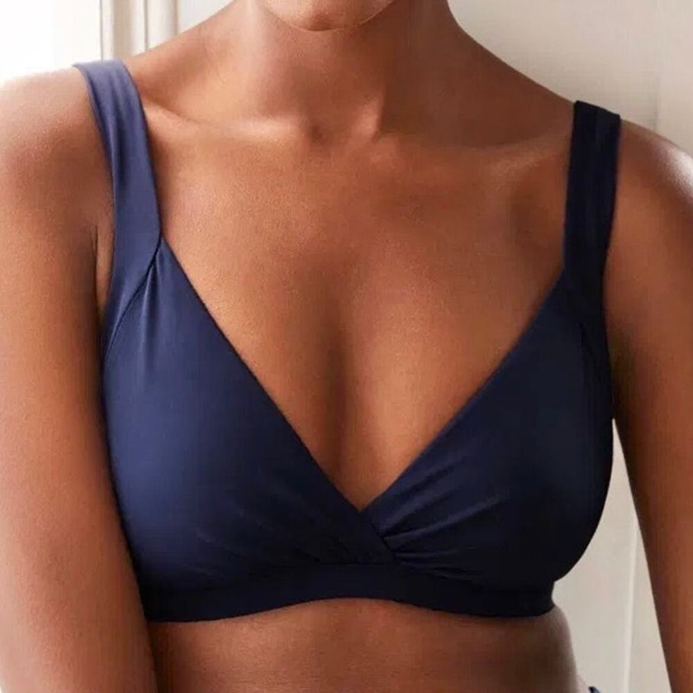 Boden Size US 8 / UK 12 Bikini Top Talamanca V Neck Wireless Swim